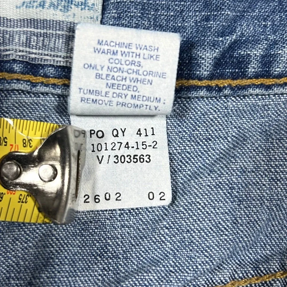 Vintage Old Navy Wide Leg Jeans Mens 36x32 Baggy Blue Denim Y2K Skate 2002